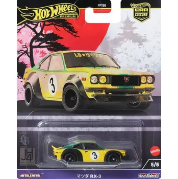 autodráha Mattel Hot Wheels prémiové auto – velikáni Mazda RX-3
