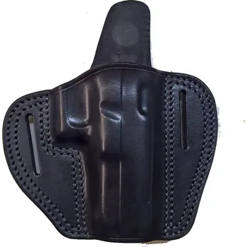 Příslušenství pro sportovní střelbu LOBO LB-G19OUT - Vnější kožené opaskové pouzdro pro Glock 19 tmavé