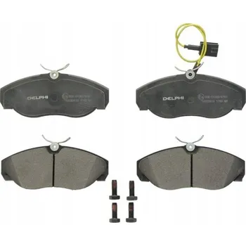 Brzdová destička BRZDOVÉ DESTIČKY PŘEDNÍ NÁPRAVY DELPHI CITROEN JUMPER FIAT DUCATO PEUGEOT BOXER