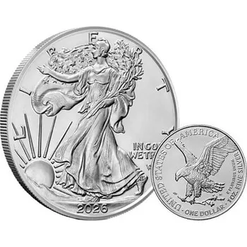 Stříbrná mince 1 USD American Eagle 1 Oz 2026