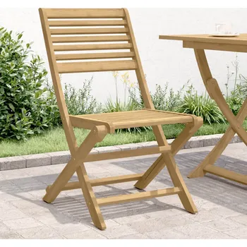Skládací zahradní židle 4 ks 48,5 x 61,5 x 87 cm masivní akácie - 8721012448391