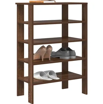 Botník Botník hnědý dub 61x32x87,5 cm kompozitní dřevo - 8721158648884