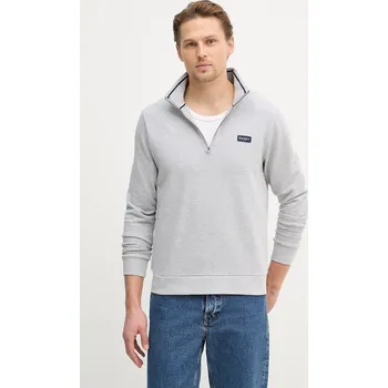 Pánská mikina Bavlněná mikina Hackett London HM5800090 šedá 09X, vel. L