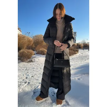 Dámský kabát Dámský zimní kabát HUGO Finola-2 50546356 černý Velikost: XS