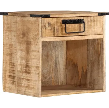 Noční stolek Noční stolek 40 x 30 x 37 cm masivní mangovníkové dřevo - 8721012161146