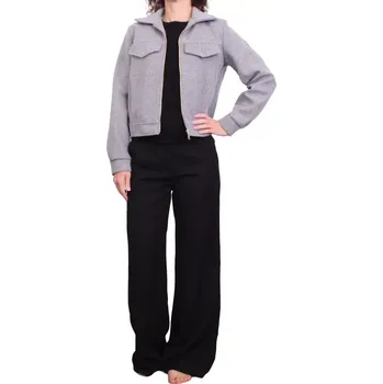 Dámská bunda Dámská bundička 81927 šedý melír velikost S/M