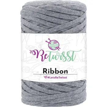 Příze Ribbon ReTwisst 3 šedá