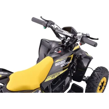 Dětské elektrovozidlo Elektrická čtyřkolka pro děti Beneo Motors Raptor žlutá - 800W
