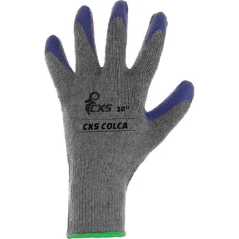 Pracovní rukavice CXS Rukavice COLCA, máčené v latexu, vel. 08