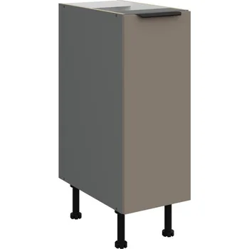 Kuchyňská skříňka Výsuvná skříňka LUNARA - šířka 30 cm, tmavě béžová / antracit