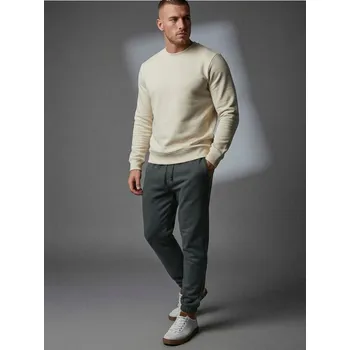 Pánské kalhoty Sinsay - Teplákové joggery - zelená - 567HL-67X - 567HL-67X-XL