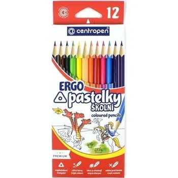Kresba Pastelky trojhranné Centropen 9521, 12 ks