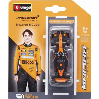 auto na autodráhu Auto F1 McLaren F1 MCL 39 2025 Piastri 1:64