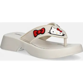 Dámská móda Pantofle Melissa MELISSA FLATFORM + HELLO KITTY AND M.37992.BT631 béžová 01X, EUR 39