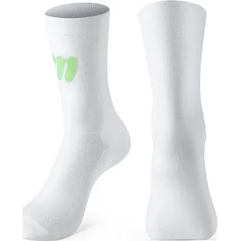 Pánské ponožky WEST BIKING Běžecké ponožky Reflexní a prodyšné BÍLÁ