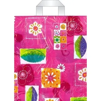 Dárková taška Taška igelitová 40x46cm Fantazie květů