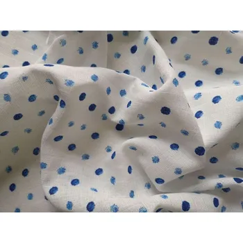 Plena Látková plena s potiskem Kaňky modré Bavlna, 70x70 cm