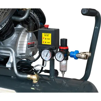 Kompresor ROZBALENO - Matabro MB-K106, Olejový kompresor 50l, 230V s odlučovačem | 3500W