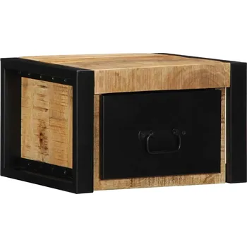 Noční stolek Noční stolky 2 ks 40x35x25 cm hrubý mangovník - 8721158313263