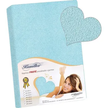 Prostěradlo Prostěradlo froté 90x200 cm tyrkysová