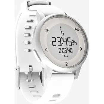 Sporttester DECATHLON Běžecké hodinky se stopkami W500S bílé S