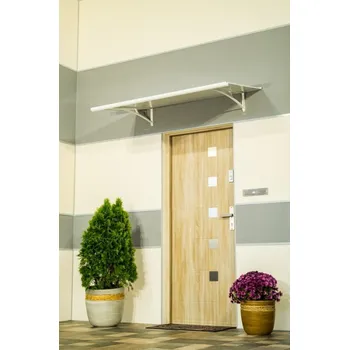 Stříška nad vchodové dveře LANIT PLAST, s.r.o. stříška nad dveře LANITPLAST VIRGO 150/83,5 bílá LG2813