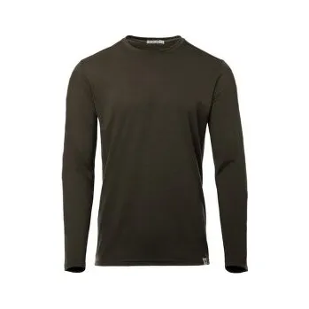 Pánské termoprádlo Aclima LightWool 180 Crewneck Men Tarmac hnědá M