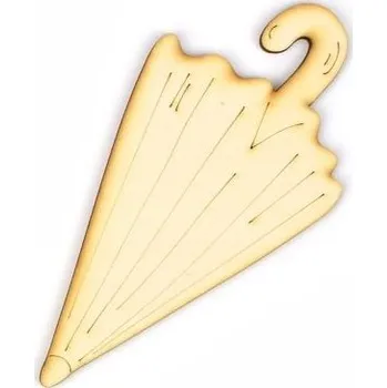 Deštník Dřevěný výřez deštník, 7 x 13,5 cm