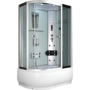 Sprchový box BPS-koupelny Hydromasážní box HYD-A04 120 P, 120x80 pravý bez sauny