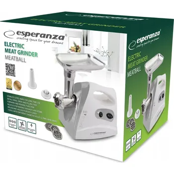 Kuchyňský mlýnek Mlýnek na maso Esperanza EKM012E 600 W, bílo-šedý