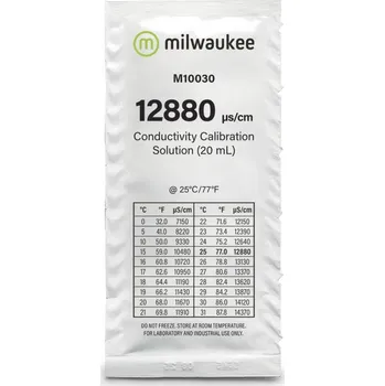Měřicí přístroj Milwaukee EC 1.288 20 ml, kalibrační roztok BOX 25 ks