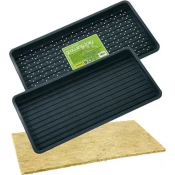 Příslušenství pro skleník Growmarket Základní set na pěstování microgreens, rockwool Grodan