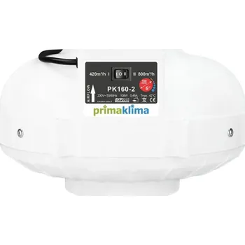 potrubní ventilátor PrimaKlima Prima Klima PK160-2 160 mm - 420/800 m3/h, dvourychlostní ventilátor