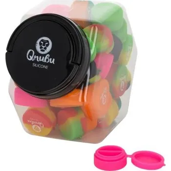 Dóza na potraviny Qnubu Silicone Rosin Double L 7 ml, silikonové pouzdro BOX 50 KS