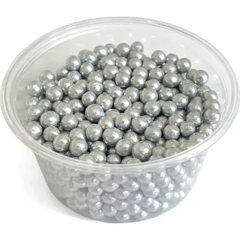 Čokoláda Křupinky - perličky stříbrné Hmotnost: 50 g