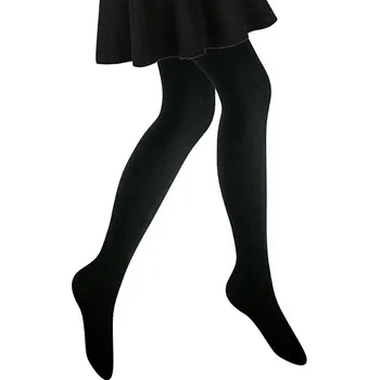 Dámské punčochy BOMA LEONTÝNA / Dámské bavlněné punčocháčové kalhoty - černá