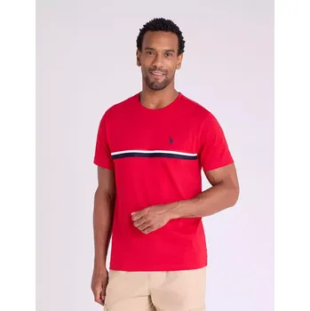 Pánské tričko U.S. Polo Assn.pánské tričko SIGNATURE červená M