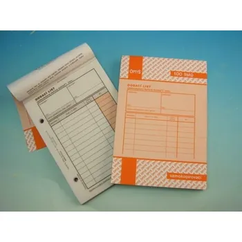 Tiskopis Dodací listy A6 NCR, propis. /OP1078/
