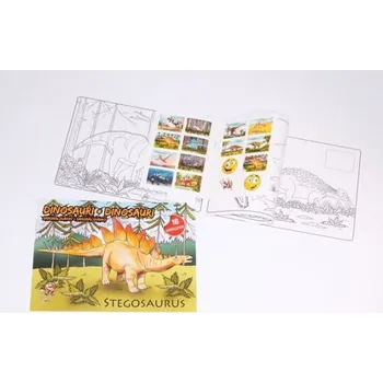 omalovánky Omalovánky A5 DINOSAUŘI + samolepky ( 2410-1)