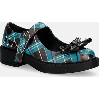 Dámské baleríny Baleríny Koi Footwear x Monster High Simulacrums Plaid SWA.57 tyrkysová 67X, EUR 37