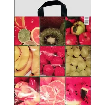 Taška PE 45 x 50 s uchy ovoce