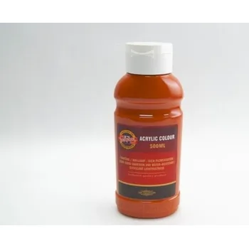 Výtvarná barva KOH-I-NOOR Barva akrylová 500ml hněď světlá 0640