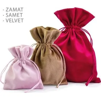 Dárková taška ARGUS Dárkový sáček sametový 17 x 26 20255007