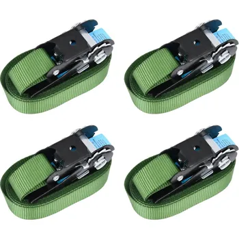 Upínací popruh Ráčnové upínací pásy 4 ks 800 daN 6 m zelené - 8720286182345