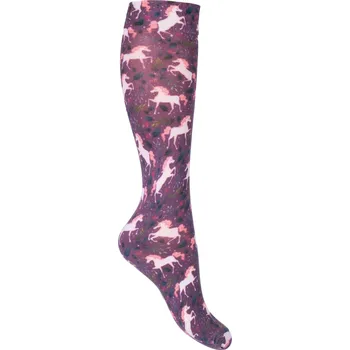 HKM Podkolenky jezdecké Bern HKM, dětské, lilac/rose 26-30