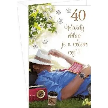 Argus 15-6389c40 Přání k 40. narozeninám