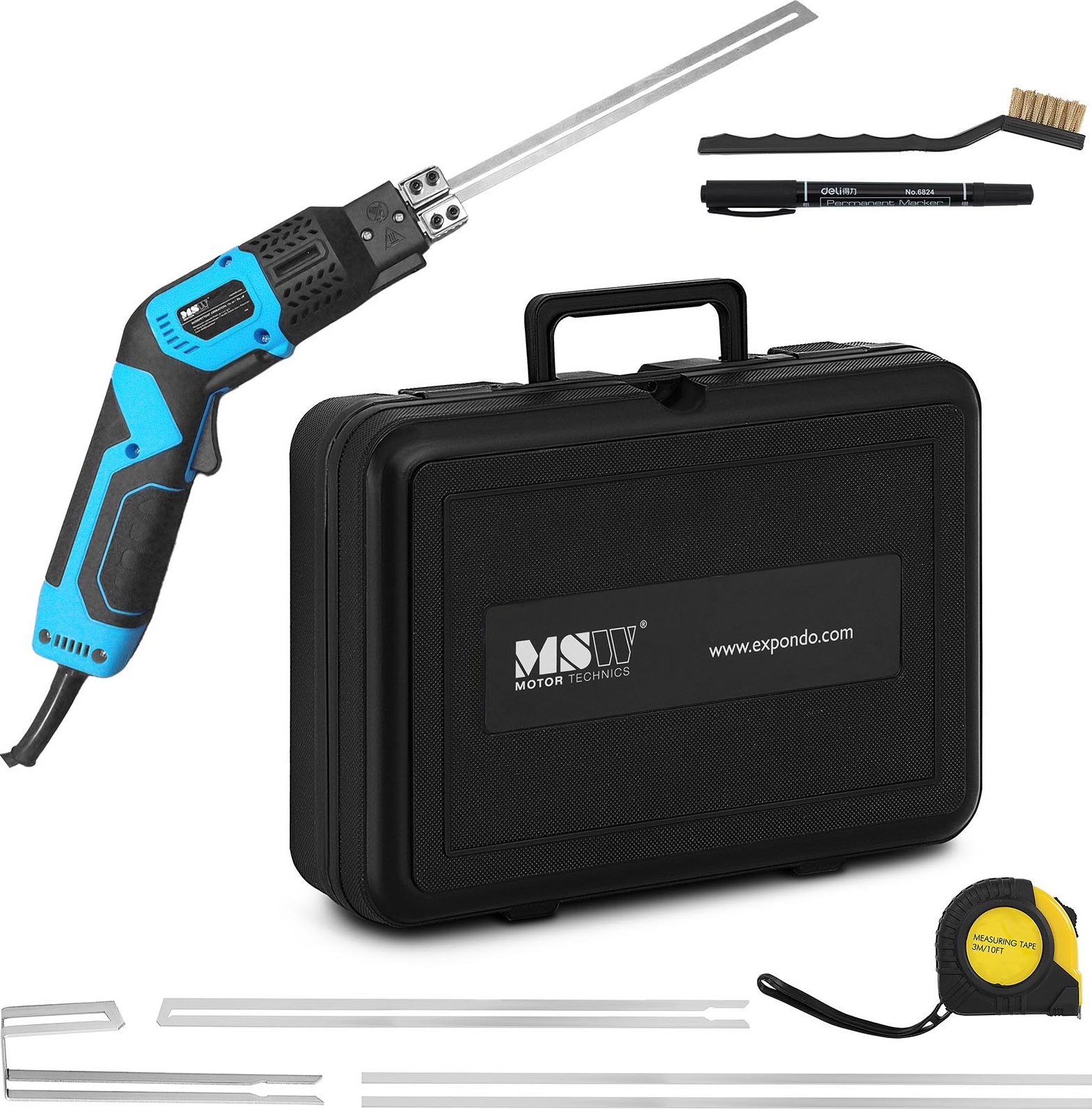 MSW Řezačka polystyrenu - 250 W - 500 °C - do 250 mm - profilová čepel MSW-ISU-STYRO 250 S2