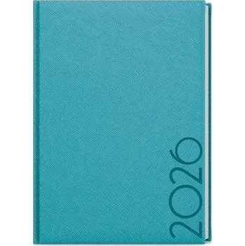 Diář BALOUŠEK TISK Diář týdenní - Oskar - Tora - A5 - tyrkys 2026 / 20,5cm x 14,3cm / BTO13-8-26