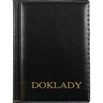 Obal na doklad Pouzdro na doklady černé