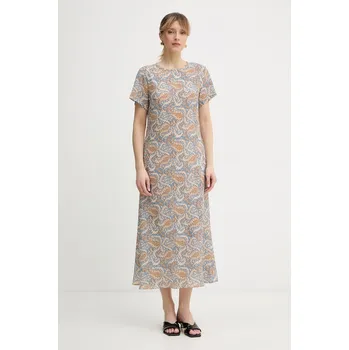 Dámské šaty Hedvábné šaty Weekend Max Mara CRESPO 2615221042600 modrá 05X, vel. 36